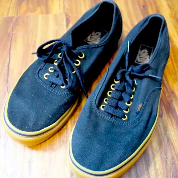 mens black vans size 12